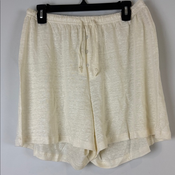 Boheme good cream Loungewear shorts linen new - Picture 3 of 9